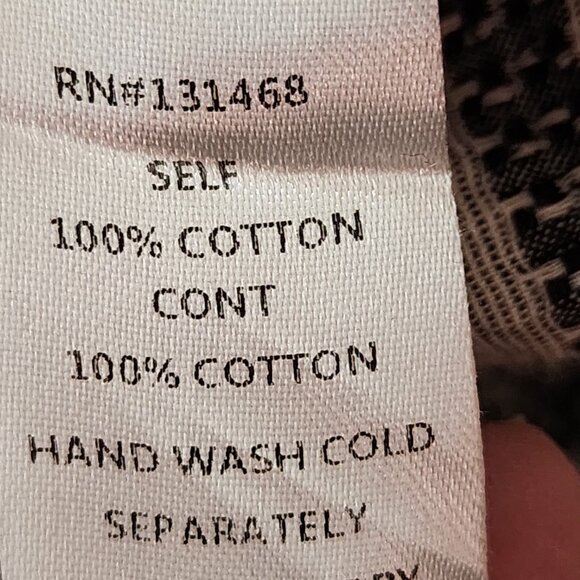 Fate White Stripe Floral Embroidered Bell Sleeve Blouse - Picture 8 of 8